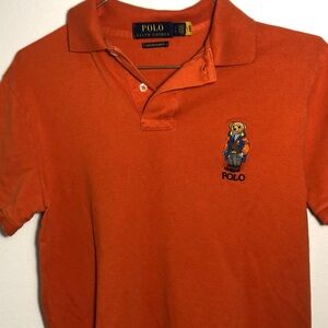Polo Ralph Lauren Orange Polo Bear Shirt